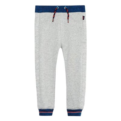 Boys' grey quilted jogger pant